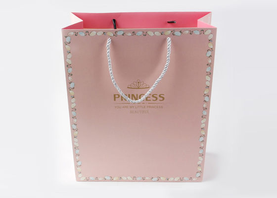 Bolsos personalizados regalo de lujo del regalo, bolsos lindos del regalo de la talla media de la manija de los PP