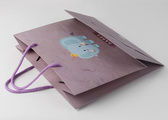 Los bolsos modificados para requisitos particulares del embalaje del regalo de la Navidad reciclaron el papel de arte para hacer compras