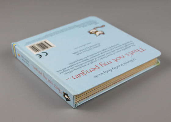 Libros personalizados Hardcover del tablero, tablero multicolor del gris del libro del tablero del bebé