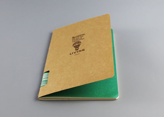 Cubierta del cuaderno de A5 Kraft 3x5, alambre - O que ata los cuadernos lindos del libro encuadernado