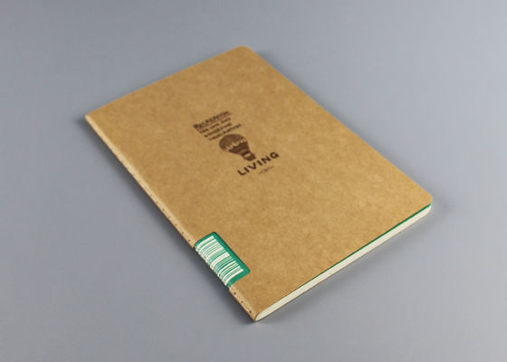 Cubierta del cuaderno de A5 Kraft 3x5, alambre - O que ata los cuadernos lindos del libro encuadernado