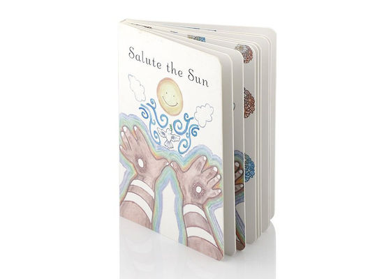 Impresión cortada con tintas libros del tablero de los niños de la esquina redonda del libro encuadernado para el aprendizaje de los niños