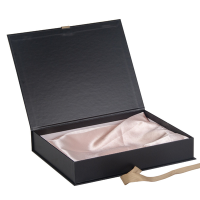 Cartulina de lujo de papel plegable magnética de la piel sintética de las cajas de regalo CMYK
