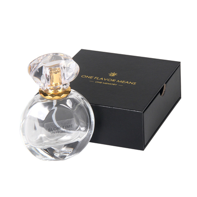 4C compensó el punto de empaquetado de las cajas CMYK del perfume ULTRAVIOLETA con el sellado de oro