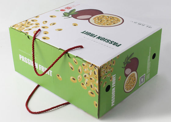 Los PP manejan las pequeñas cajas del producto, las cajas al por menor impresas aduana para el empaquetado de la fruta