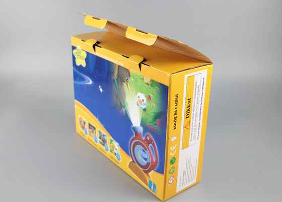 Modelo impreso cajas de empaquetado de papel de la laminación brillante para el empaquetado de los juguetes