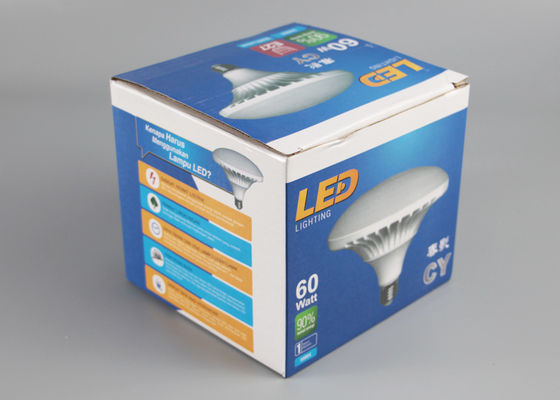 Punto de empaquetado plegable rectangular reciclado de las cajas del papel ULTRAVIOLETA para el empaquetado de las luces LED