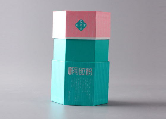 Tamaño de encargo de empaquetado de empaquetado de las cajas del papel de la flor y logotipo de sellado caliente
