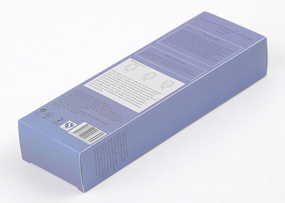 cajas de empaquetado de papel del papel de arte 350GSM con barnizar ULTRAVIOLETA y mate reverso