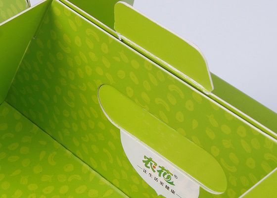 Llévese la laminación brillante de empaquetado de las cajas del Libro Verde y el pliegue suave para el acondicionamiento de los alimentos