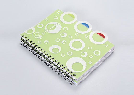 Reciclaje de la cubierta en blanco plástica de Kraft del cuaderno de la cubierta suave para la lechería del estudiante